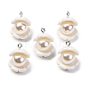 Opaque Resin Pendants RESI-P043-01P-07-1