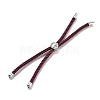 Twisted Nylon Cord Silder Bracelets DIY-B066-03P-19-1