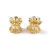 Rack Plating Brass Bead Double Sided Cap KK-C019-33G-1