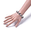 Glass Pearl Charm Bracelets BJEW-JB04648-5