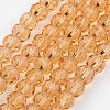 Transparent Glass Bead Strands GLAA-G013-4mm-92-1