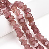 Natural Strawberry Quartz Beads Strands G-N347-09A-04-1