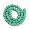 Opaque Glass Beads Strands GLAA-T032-P8mm-MD12-2