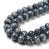 Natural Kyanite/Cyanite/Disthene Round Beads Strands G-N0150-05-6mm-01-3