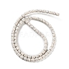 Imitation Bodhi Glazed Porcelain Beads Strands PORC-H011-01-3