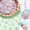 832Pcs 4 Colors Ocean Theme Transparent Acrylic Beads TACR-YW0003-39-2