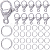 304 Stainless Steel Lobster Claw Clasps STAS-SP0001-74B-1