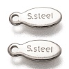 Tarnish Resistant 304 Stainless Steel Slice Chain Tabs STAS-Z024-06P-1