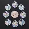 Transparent Acrylic Pendants MACR-S373-73-C05-4