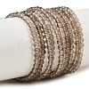 Natural Smoky Quartz Beads Strands G-N0195-02-3mm-01-2