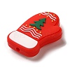 Christmas series Silicone Beads SIL-S006-01G-2