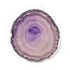 Natural Agate Coaster AJEW-NH0001-04G-02-1