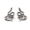 Snake 316 Stainless Steel Non- Piercing Cartilage Earrings AJEW-C044-08A-AS-4