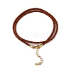 Nylon Milan Cord Necklace Making MAK-M028-01G-24-2