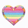 Heart Appliques X-DIY-S041-109-2