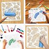 PET Hollow Out Drawing Painting Stencils DIY-WH0402-035-4