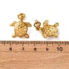 304 Stainless Steel Turtle Stud Earrings EJEW-Z135-02G-02-5
