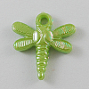 Opaque Acrylic Pendants SACR-R697-M17-2