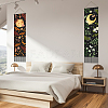 Moon & Sun Pattern Polyester Decorative Wall Tapestrys AJEW-WH0399-023-5