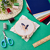 20Pcs 10 Colors Square Cross Stitch Fabric Sheets DIY-BC0015-39-4