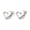 304 Stainless Steel Lobster Claw Clasps STAS-L022-518P-1