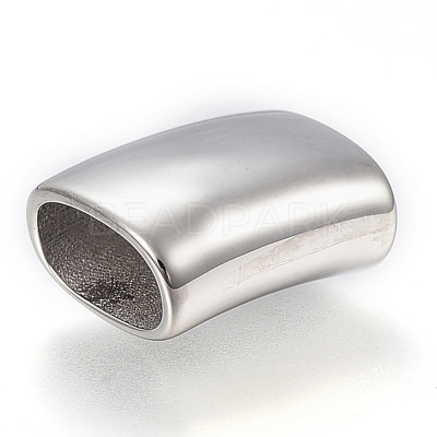 Tarnish Resistant 304 Stainless Steel Slide Charms STAS-F169-09P-1