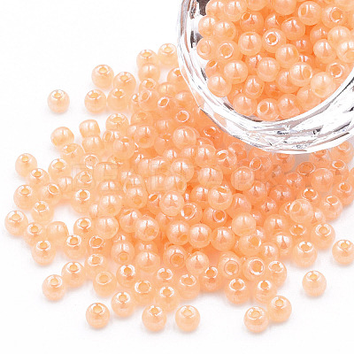 6/0 Imitation Jade Glass Seed Beads X1-SEED-N004-006-24-1