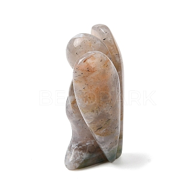Natural Indian Agate Angel Figurine DJEW-N006-01A-32-1