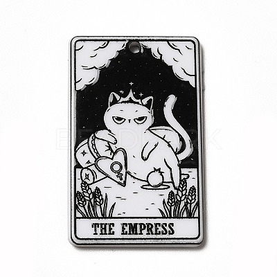 Tarot Theme Printed Acrylic Pendants MACR-G061-04L-1