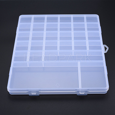 Rectangle Polypropylene(PP) Bead Storage Container CON-N011-050-1