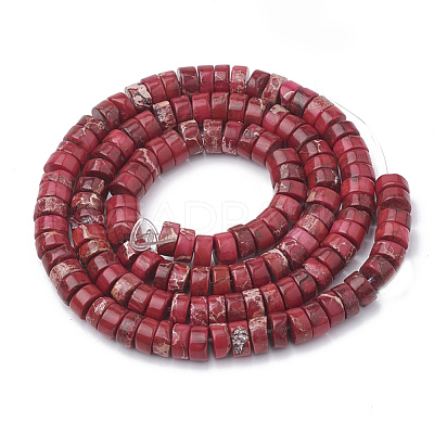 Synthetic Imperial Jasper Beads Strands G-T103-19D-1