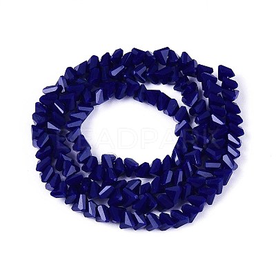 Opaque Glass Beads Strands GLAA-N019-4mm-20-1