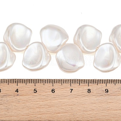 Electroplated Glass Pearl Beads Strands GL-CBA64F3-02-1