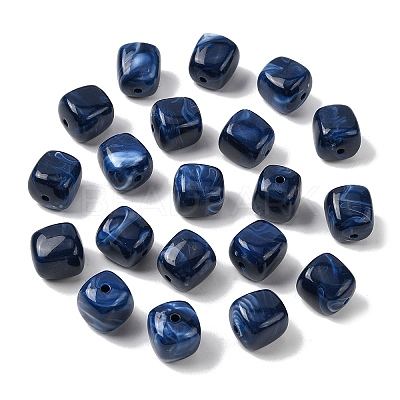 Opaque Acrylic Beads OACR-D320-01F-1
