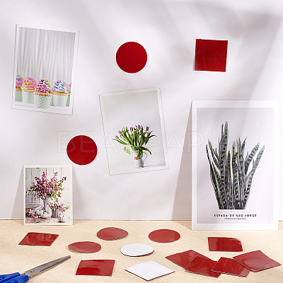 72Pcs 2 Style Hot Melting Acrylic Pre-cut Double Sided Acrylic Adhesive Foam Tape DIY-BC0004-71-1