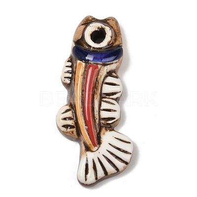 Handmade Porcelain Big Pendants PORC-Z003-01I-1