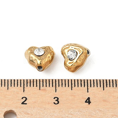 304 Stainless Steel Crystal Rhinestone Beads STAS-U050-01E-G-1