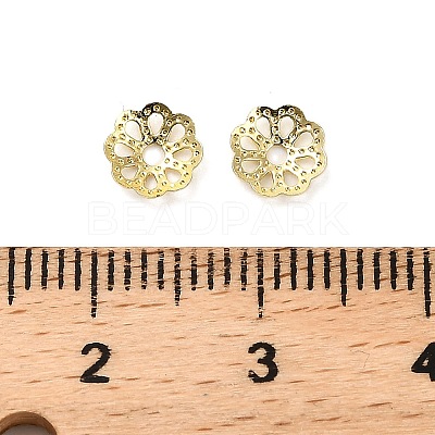 304 Stainless Steel Bead Caps STAS-L285-002G-02-1