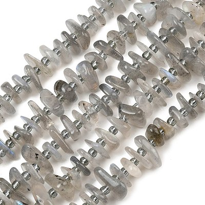 Natural Labradorite Beads Strands GG-CBA3A44-B07-01-1