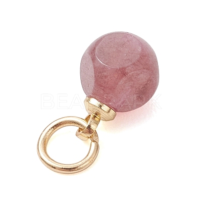 Natural Multicolor Tourmaline Faceted Dice Charms PALLOY-JF05110-01-1