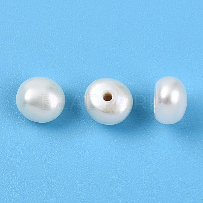 Grade 3A Natural Cultured Freshwater Pearl Beads X-PEAR-N018-3A-5055A-1