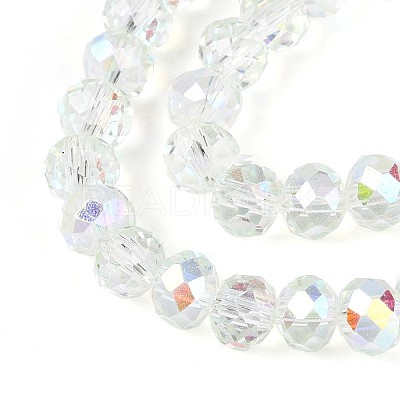 Transparent Glass Beads Strands EGLA-N016-6mm-06-1