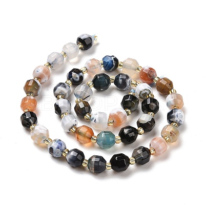 Natural Fire Agate Beads Strands G-I338-03-1