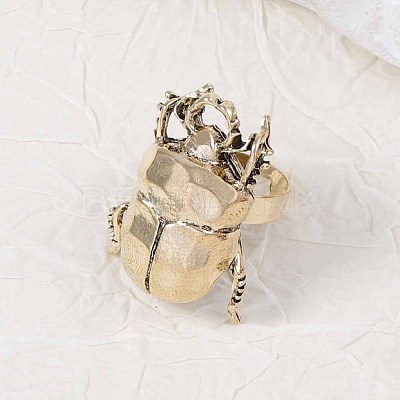 Adjustable Zinc Alloy Finger Rings FS-WG50FDE-03-1