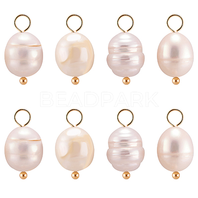 30Pcs Natural Cultured Freshwater Pearl Pendants FIND-BBC0002-56-1
