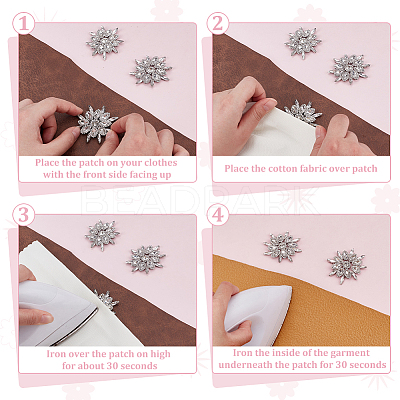 6Pcs Alloy Garment Accessories FIND-FG0004-42A-1