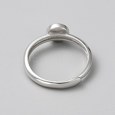 925 Sterling Silver Adjustable Ring Components DIY-WH0888-141P-02-1