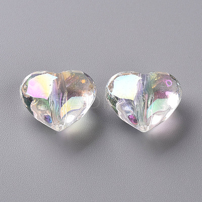 Transparent Acrylic Beads TACR-S156-015-1