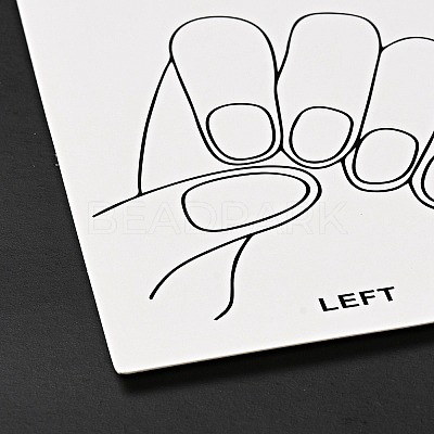 Paper Manicure Display Cards LS-DIY-B062-01A-1