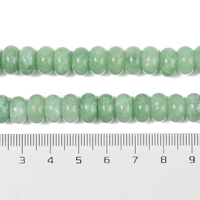 Dyed Natural White Jade Beads Strands G-G107-A21-01-1